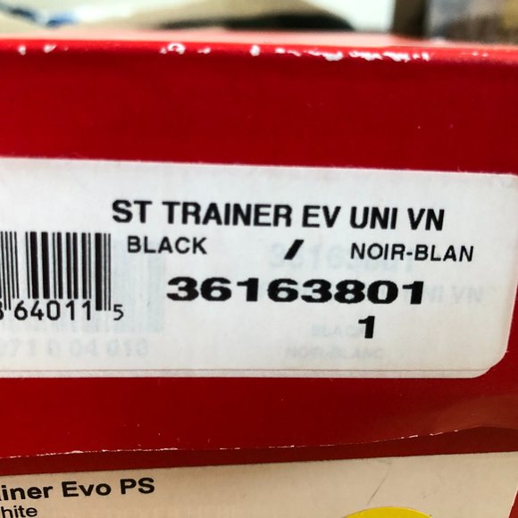 Brand New Kids' Black and White Puma Trainers Running Shoes Sneakers - Picture 8 of 9